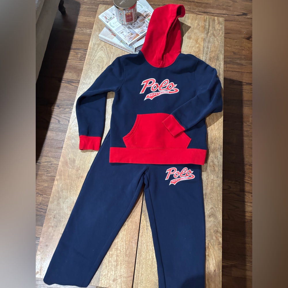 Boys Ralph Lauren polo sweatsuit set